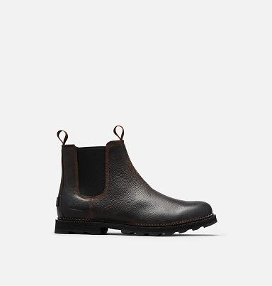 Sorel Madson Boots UK - Mens Waterproof Boots Brown,Black (UK9036824)